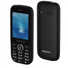  Мобильный телефон Maxvi K20 черный 