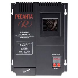  Стабилизатор напряжения Ресанта СПН-5400 черный 