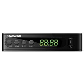  Ресивер DVB-T2 Starwind CT-200 черный DVB-T2/DVB-C/IPTV 