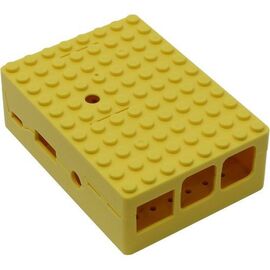  Корпус ACD RA185 yellow для микрокомпьютера Raspberry Pi 3 Yellow ABS Plastic Building Block case for Raspberry Pi 3 