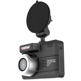  DVR Artway MD-105 Compact, 3 в 1: Авторег/Радар-детектор/GPS-информатор, 1920x1080/30 fps, 170°, MOV (H.264), LCD 2,4", Super Night Vision, G-сенсор, USB, MicroSD (до 32GB), 100mAh 
