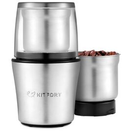  Кофемолка Kitfort КТ-1329 белый 